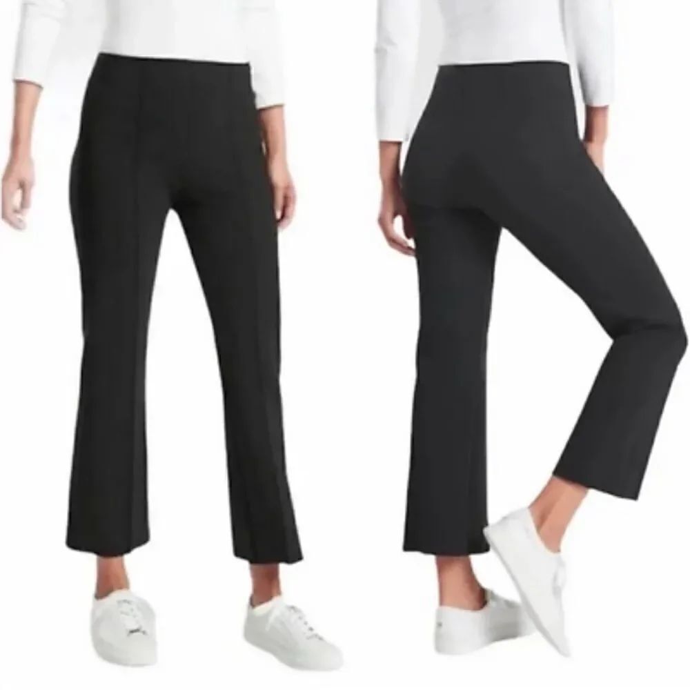Athleta Black Mercurial Crop Flare Pants S